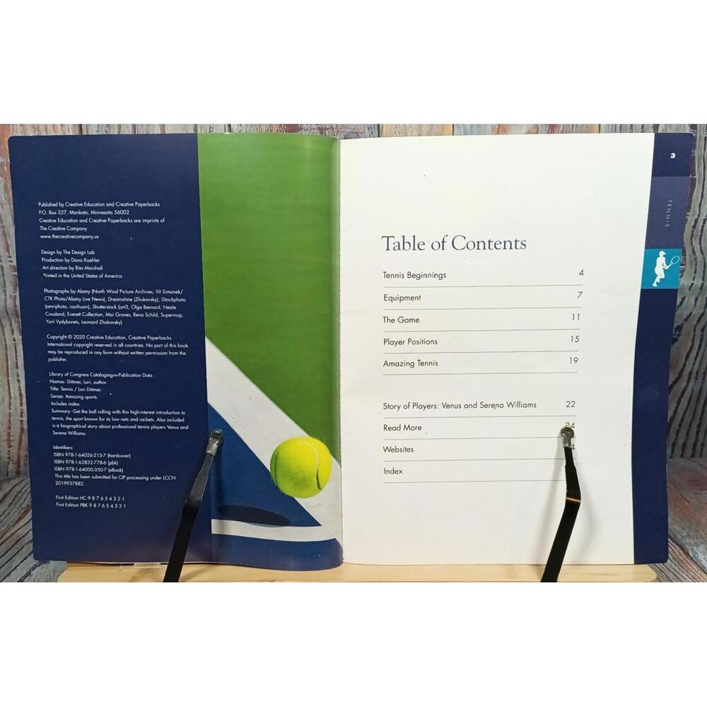 Amazing Sports: Tennis by Lori Dittmer - Paperback Book - Picture 4 of 15